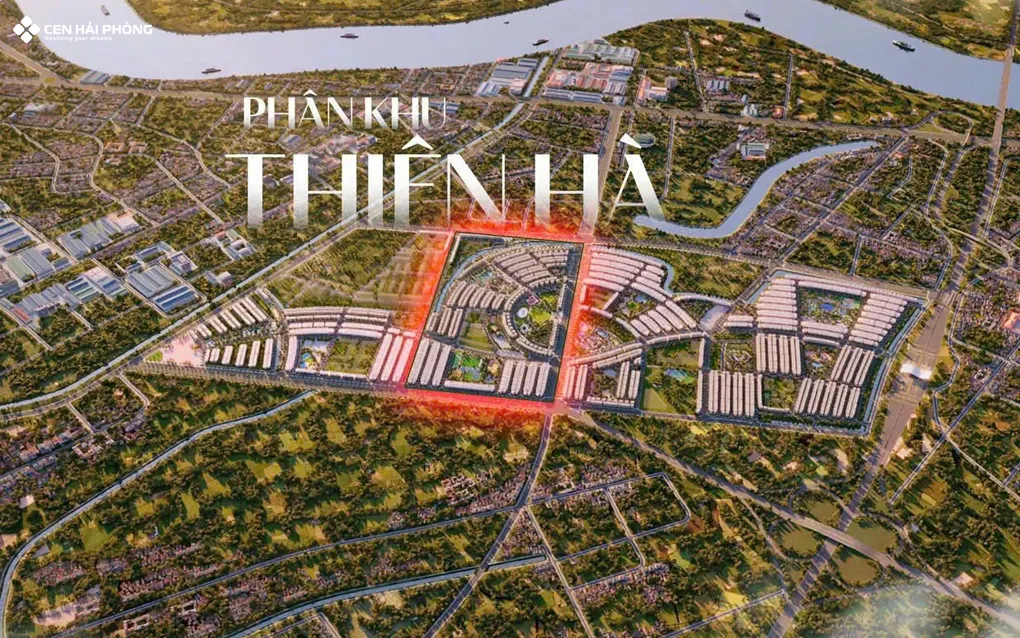 Vị trí phân khu Thiên Hà dự án Vinhomes Dương Kinh