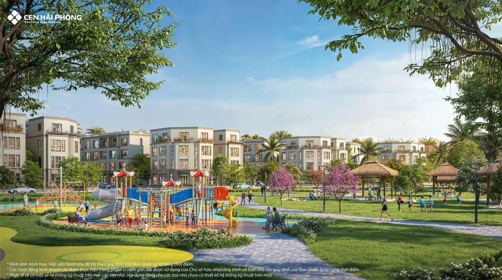 Vinhomes Dương Kinh - Thành phố của những công viên sinh thái Vinhomes Golden City - công viên xanh với diện tích 40ha