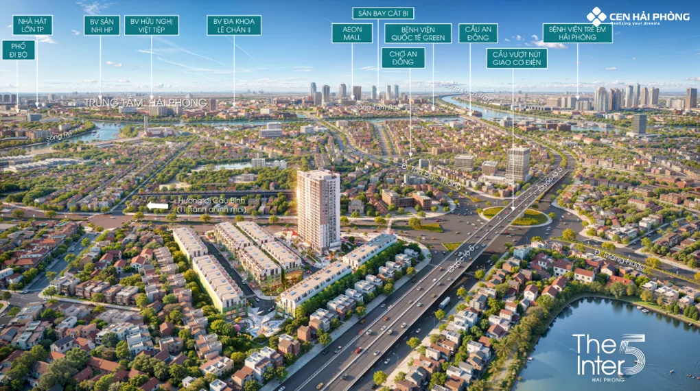 Dự án The Inter5: Thông tin vị trí dự án Dự án The Inter5: Vị trí dự án