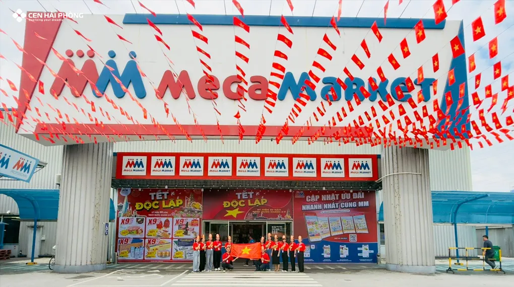 Gem Park nằm ngay cạnh siêu thị lớn Mega Market, chỉ mất 2 phút di chuyển