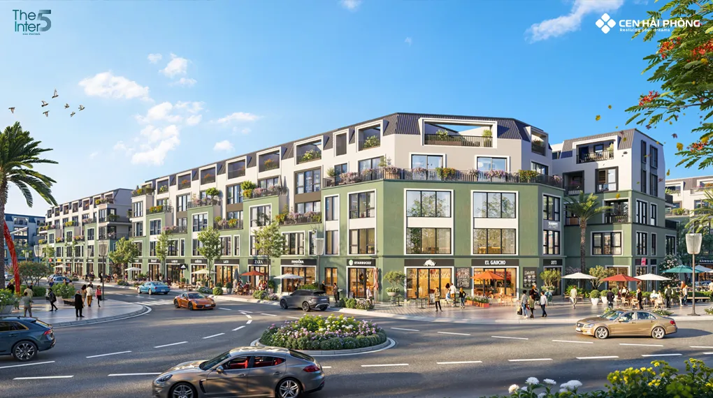 Shophouse The Inter5 - Lợi thế vị trí đón lượng khách vãng lai lớn